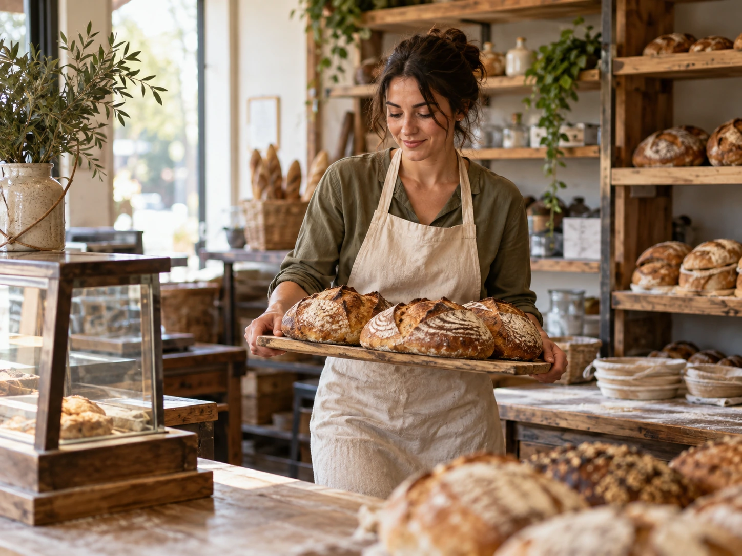 Artisan bakery brand storytelling concept